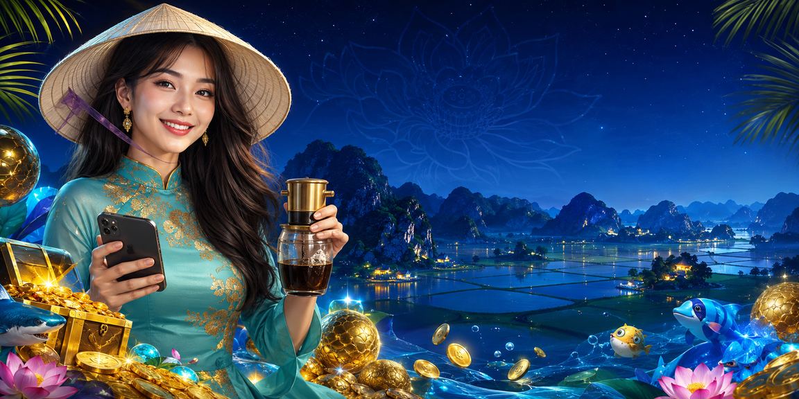 Người dùng Ninh Bình nhận thông báo bonus VIP trong lúc uống cà phê, theo dõi tài khoản cá cược